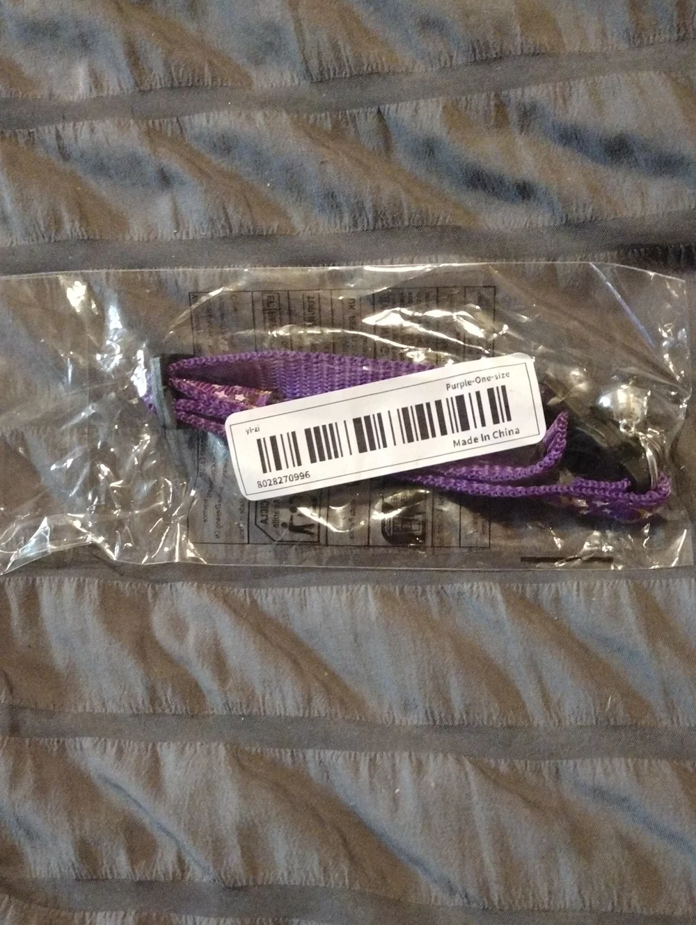 Purple Moon & Stars Cat Collar with Bell